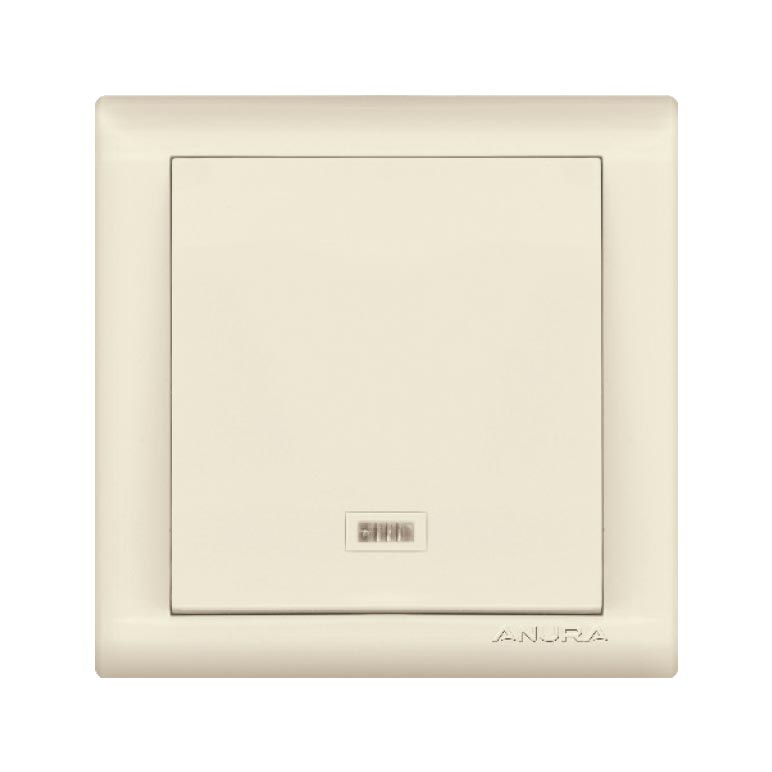 AE02202 Işıklı Tekli Anahtar