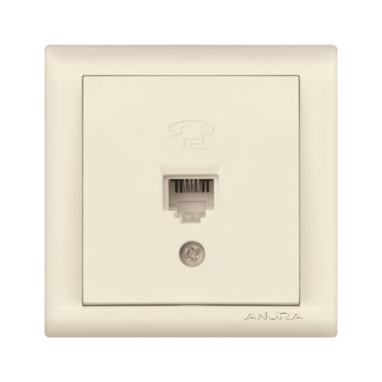 AE02210 Tekli Telefon Prizi