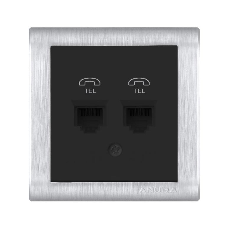 AE02311 Çiftli Telefon Prizi