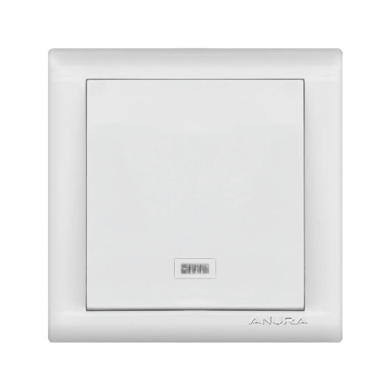 AE02102 Işıklı Tekli Anahtar