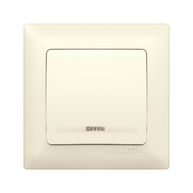AE01202 Işıklı Tekli Anahtar