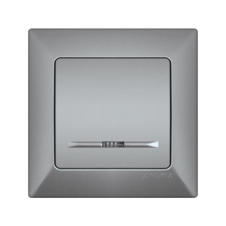 AE01302 Işıklı Tekli Anahtar