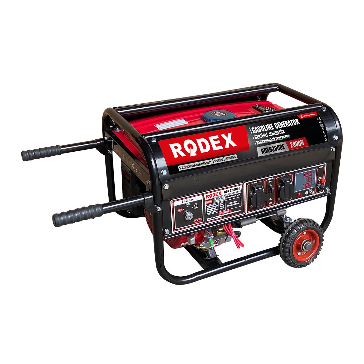 RDX92800E BENZİNLİ JENERATÖR 