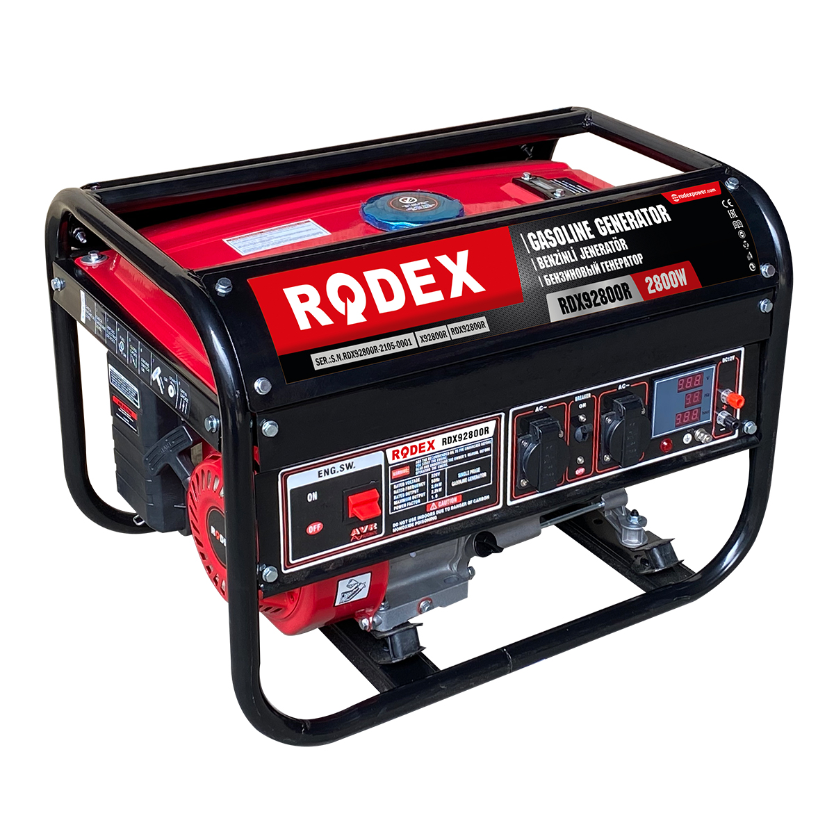 RDX92800R BENZİNLİ JENERATÖR