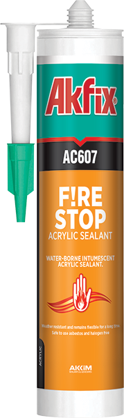 AC607 YANGINA DAYANIKLI AKRİLİK MASTİK