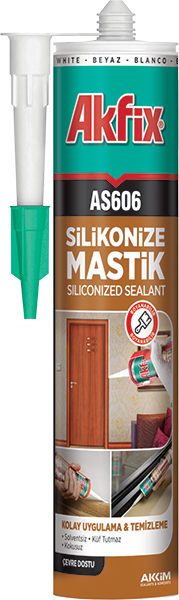 AS606 SİLİKONİZE MASTİK